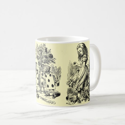 Alice im Wunderland – Alice in Wonderland pastel Kaffeetasse (VorderseiteRechts)