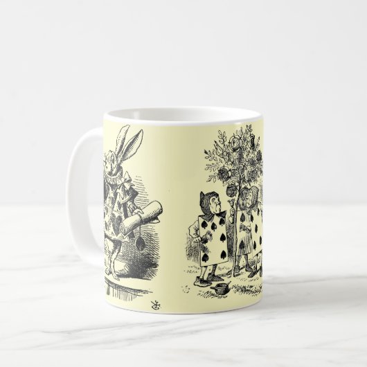 Alice im Wunderland – Alice in Wonderland pastel Kaffeetasse (Vorderseite Links)