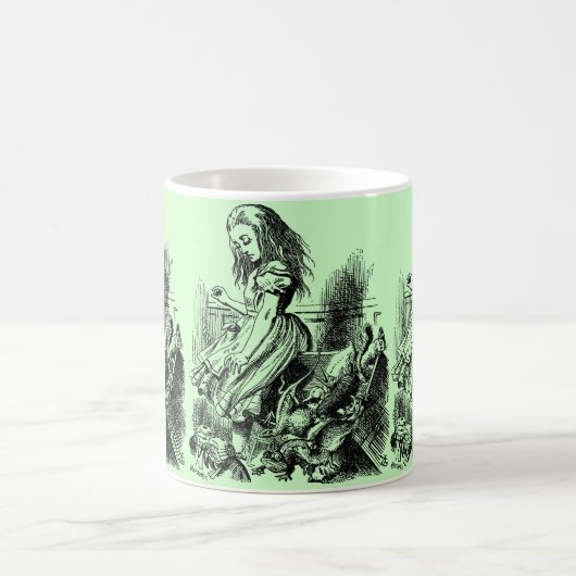 Alice im Wunderland – Alice in Wonderland pastel Kaffeetasse (Mittel)