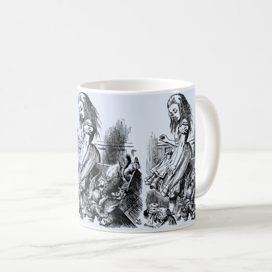 Alice im Wunderland – Alice in Wonderland pastel Kaffeetasse (VorderseiteRechts)