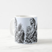 Alice im Wunderland – Alice in Wonderland pastel Kaffeetasse (Vorderseite Links)