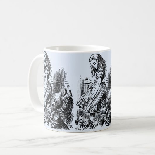 Alice im Wunderland – Alice in Wonderland pastel Kaffeetasse (Vorderseite Links)