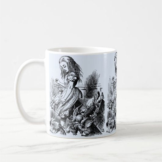 Alice im Wunderland – Alice in Wonderland pastel Kaffeetasse (Links)
