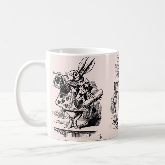 Alice im Wunderland – Alice in Wonderland pastel Kaffeetasse (Links)