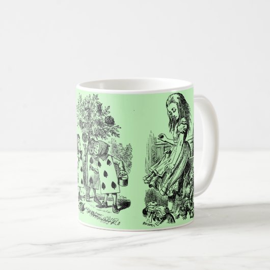 Alice im Wunderland – Alice in Wonderland pastel Kaffeetasse (VorderseiteRechts)