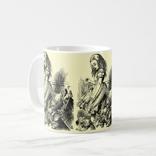 Alice im Wunderland – Alice in Wonderland pastel Kaffeetasse (Vorderseite Links)