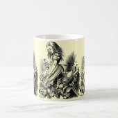 Alice im Wunderland – Alice in Wonderland pastel Kaffeetasse (Mittel)