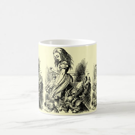 Alice im Wunderland – Alice in Wonderland pastel Kaffeetasse (Mittel)