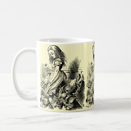 Alice im Wunderland – Alice in Wonderland pastel Kaffeetasse (Links)