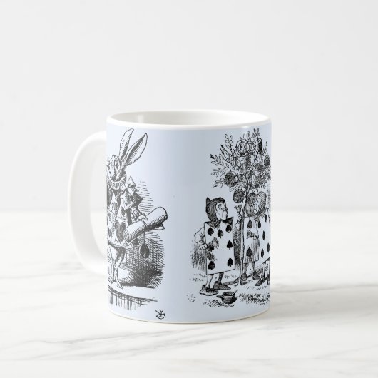 Alice im Wunderland – Alice in Wonderland pastel Kaffeetasse (Vorderseite Links)