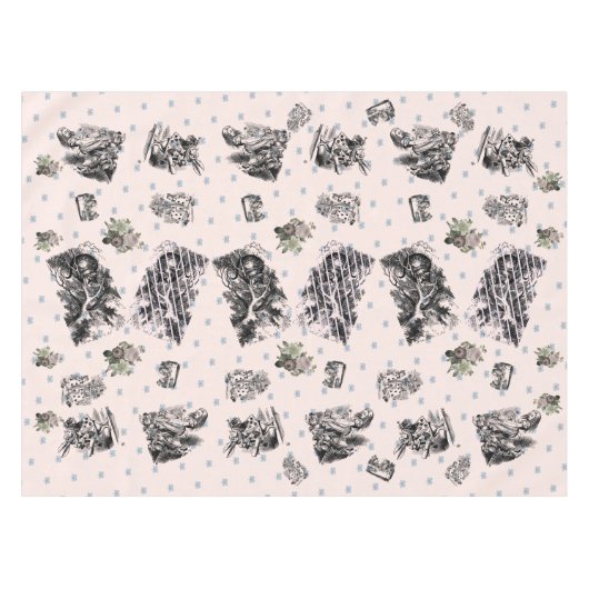 Alice im Wunderland – Alice in Wonderland pastel Tischdecke (Vorderseite (Horizontal))