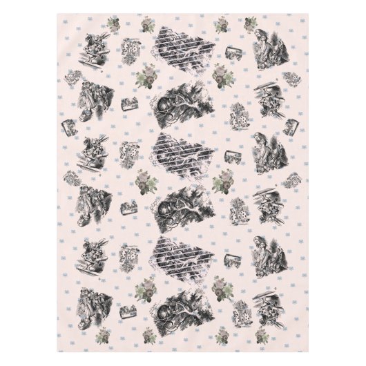 Alice im Wunderland – Alice in Wonderland pastel Tischdecke (Vorderseite)