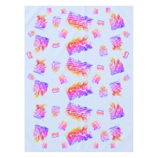 Alice im Wunderland – Alice in Wonderland pastel Tischdecke (Vorderseite)