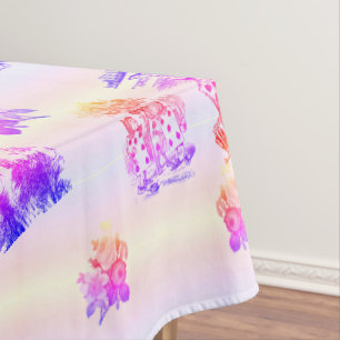 Alice im Wunderland – Alice in Wonderland pastel Tischdecke