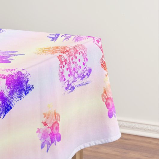 Alice im Wunderland – Alice in Wonderland pastel Tischdecke (Beispiel)