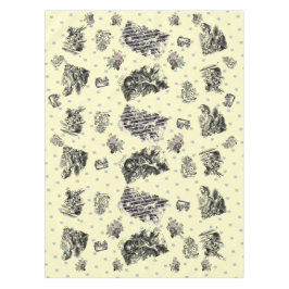 Alice im Wunderland – Alice in Wonderland pastel Tischdecke