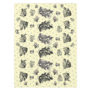 Alice im Wunderland – Alice in Wonderland pastel Tischdecke
