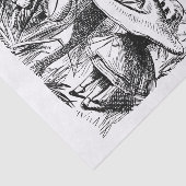 Alice im Wunderland - Alice trifft die Raupe Seidenpapier (Ausschnitt)