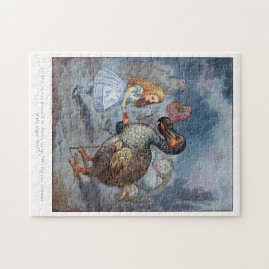 Alice im Wunderland Alice und das Dodo-Puzzlespiel Puzzle (Horizontal)