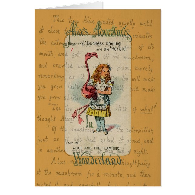 Alice im Wunderland: Alice und der Flamingo (Vorne)