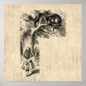 Alice im Wunderland Alice und die Cheshire Cat Poster (Vorne)