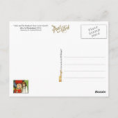Alice im Wunderland: Alice und die Duchess Postkarte (Rückseite)
