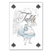 Alice im Wunderland Alice-Zeichen spielen Karten (Rückseite)