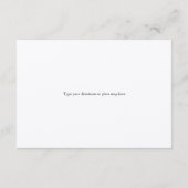 Alice im Wunderland Anweisungen einfügen Begleitkarte (Rückseite)