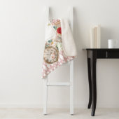 Alice im Wunderland Aquarellfarben Blumenrosa Sherpadecke (Beispiel)