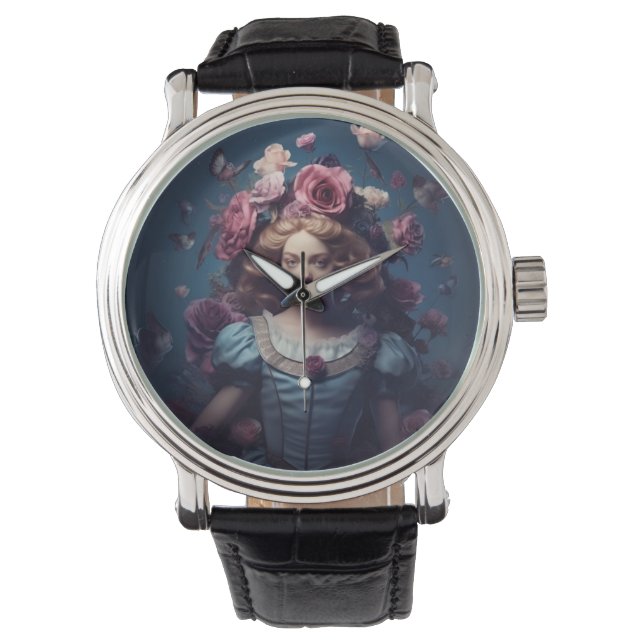 Alice im Wunderland Armbanduhr (Vorderseite)