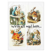 Alice im Wunderland Art|Geschenk für Kaninchenlieb Tischdecke (Vorderseite)