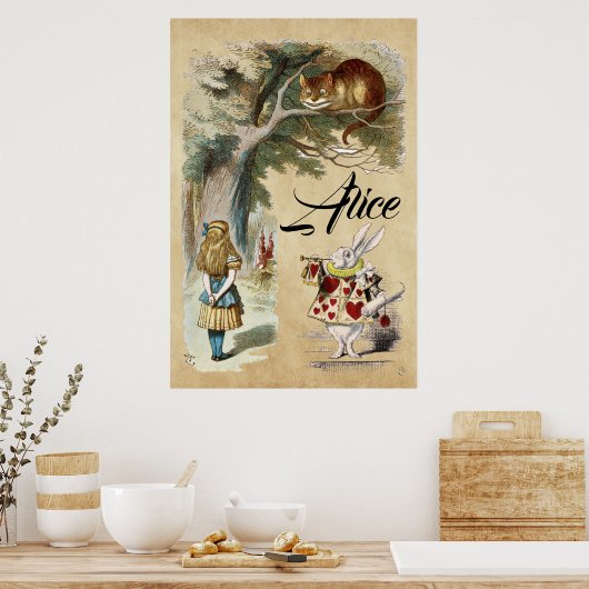 Alice im Wunderland Art Print, Herald - ALICE Poster (Küche)