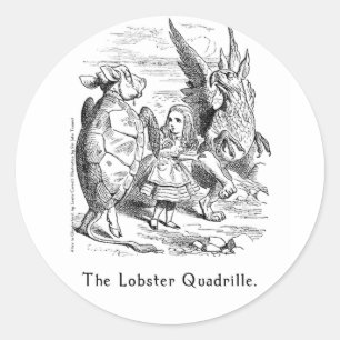 Alice im Wunderland Art Stickers in 2 Größen