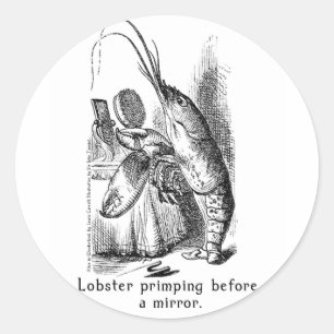 Alice im Wunderland Art Stickers in 2 Größen