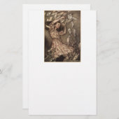 Alice im Wunderland Arthurs Rackham stationär Briefpapier (Vorne/Hinten)