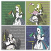 +{ Alice im Wunderland }+ Aufkleber (Vorderseite)