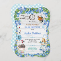 Alice im Wunderland Baby BOOT Dusche