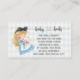 Alice im Wunderland Baby Dusche I Birthday Begleitkarte