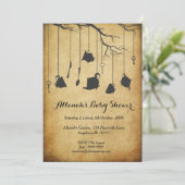 Alice im Wunderland Baby Dusche Tee Party Einladung (Stehend Vorderseite)