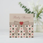 Alice im Wunderland-Baby-Duschen-Tee-Party lädt Einladung (Stehend Vorderseite)