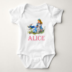 ALICE IM WUNDERLAND BABY STRAMPLER
