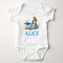ALICE IM WUNDERLAND BABY STRAMPLER