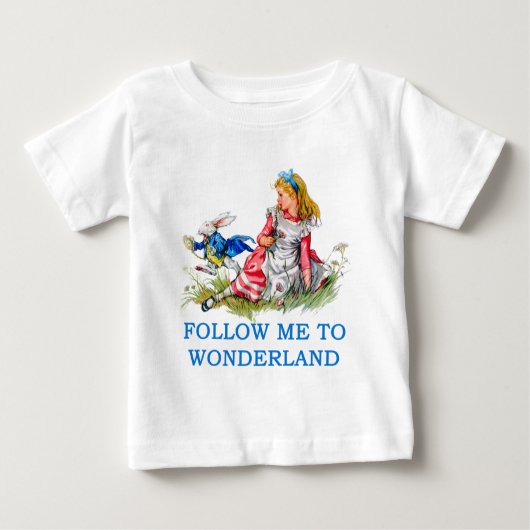 ALICE IM WUNDERLAND BABY T-SHIRT (Vorderseite)