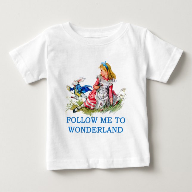 ALICE IM WUNDERLAND BABY T-SHIRT (Vorderseite)