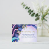 Alice im Wunderland, Babybücher, Babydusche Begleitkarte (Stehend Vorderseite)