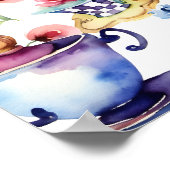 Alice im Wunderland Babydusche Begrüßungszeichen Poster (Ecke)