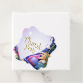 Alice im Wunderland, Babydusche danke Geschenkanhänger (Beispiel)