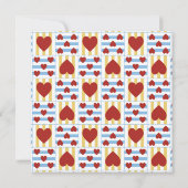 Alice im Wunderland Babydusche Einladung (Rückseite)