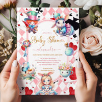 Alice im Wunderland Babydusche