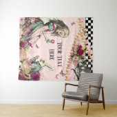 Alice im Wunderland Babydusche Hintergrundbanner Wandteppich (Beispiel (Horizontal))